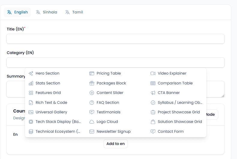 Dynamic App Builder